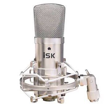 Doprava zadarmo ISK BM800 kondenzátorových Mikrofónov profesionálny mikrofón nahrávanie hudby vytvoriť vysielanie a štúdiový mikrofón