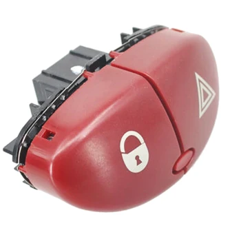 Výstražné Flasher Prepínač Nebezpečné Svetlo Spínač Tlačidlo pre Peugeot 206 207 Citroen C2 6554L0 96403778JK