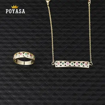 Marocký Kaftane svadobné náramky a krúžok zelený kameň módne šperky nastaviť meď vysoko kvalitné prívesok