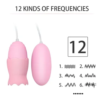G Mieste Vibračné Vajíčko 12 rýchlosti Stimulátor Klitorisu Myši Vibrátor Erotické Vaginálne Masér Dospelých, Sexuálne Hračky