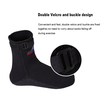 DS01 3 mm neoprénové ponožky potápanie boot plávanie ponožky sa zabránilo poškriabaniu udržať otepľovanie
