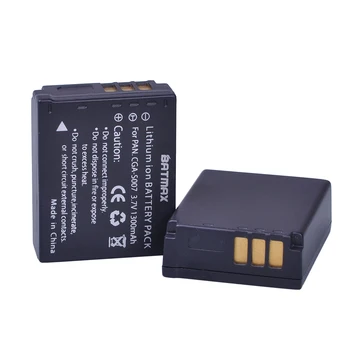 Batmax 4pcs CGA-S007 S007E S007 S007A Batérie +LCD USB Nabíjačka pre Panasonic DMC TZ1 TZ2 TZ3 TZ4 TZ5 TZ50 TZ11 TZ15 Bateria