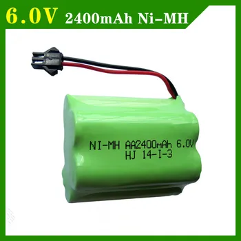 6v batéria 2400mah ni-mh bateria 6v nimh batéria 6v, veľkosť AA nabíjateľné ni mh pre osvetlenie rc auto hračka elektrické náradie