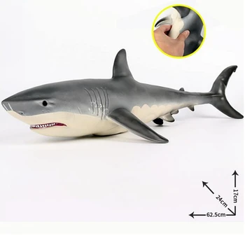 Veľká Veľkosť Megalodon Veľký Biely Žralok Model Hračky Akcie Obrázok PVC Tichom Morský Živočích Vzdelávacie Zbierku Hračiek Dieťa Darček