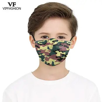 VIP MÓDNE Nastaviteľné bočný Kryt Dieťa Bežné Klasické Zakrývanie Tlač Masky Umývateľný Opakovane Textílie Úst Maska Pre Dieťa