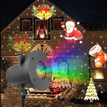 Vianočné LED Laserový Projektor Svetlá Snowflake Filmový Projektor Svetlo Vzor Lampa Strany, Vianočné Dekorácie Svetlá Trávnik lampa