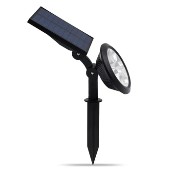 9 LED Solárne Kosačky Ľahké Nepremokavé Záhrada Pozornosti Krajiny Svetlá Auto Lampa Pracuje 7 Farieb Zmeny Pre Vonkajšie Cesta Svetla