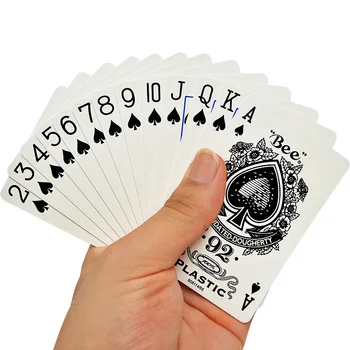 1 Kus Č.92 obojstranný Matný Hracie Karty, Premium Plastové Magic Kategórie Poker Karty pre Profesionálny Kúzelník