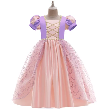 Kvet Baby Girl Dress Deti Letné Princezná Cosplay Šaty Pre Dievčatá Strana Kostým Deti Oblečenie