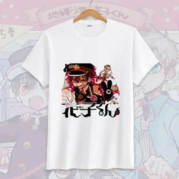 Anime Hanako-kun Cosplay T-Shirt Nene Yashiro Yugi Minamoto Kou Letné Bavlnené Tričko Kamome Akadémie Wc-Viazané Street Wear