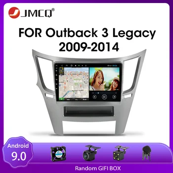 JMCQ Android 9.0 autorádia Pre Subaru Outback 3 4 Legacy 5 2009-Multimediálny Prehrávač Videa 2din DSP GPS Navigaion Rozdelenej Obrazovky