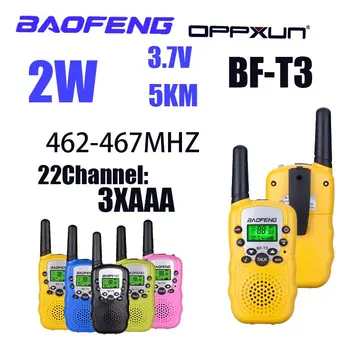 Baofeng Mini enfant Walkie Talkie Deti S UHF 462.5625-467.7250 mhz 22CH 3km Vysielač Rádia