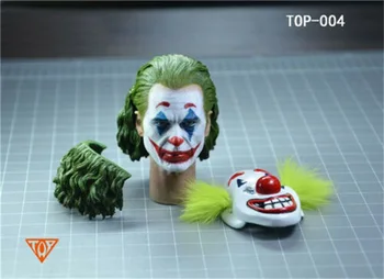 1/6 Joker Joaquin Phoenix Klaun Prequel Make-Up Vydanie Hlava Sculpt Vyrezávané F 12