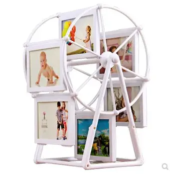 Ruské koleso photo frame kombinácia 5 palcový tvorivé veterný mlyn dieťa, detské fotografie, svadobné fotografie rám swing