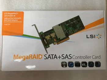RaidStorage Avago LSI MegaRAID SAS 9260-8i LSI00198 8 port 512 MB cache SFF8087 6Gb RAID0.1.5.6 slot karty PCI-E 2.0 X8 Radič Karty