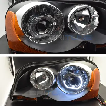 Britune Angel Eyes Auto Objektív H4 H7 Svetlometu Projektor 2,5 palca Bi-xenon, Devil Eyes s LED H1 Xenónové Žiarovky Tuning Doplnky