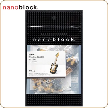 Nové Kawada Nanoblock Elektrická Gitara NBC-023 160 Kusov Diamond Stavebné Bloky, Kreatívne Hračky Pre Deti, Zberateľstvo Úroveň 2