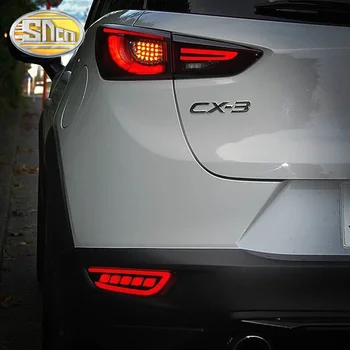 Pre Mazda CX-3 CX3 CX 3 2016 2017 LED Zadné Zase signalizačná kontrolka Zadné Jazdy svetlo zadné svetlo zadný nárazník Brzdy lampa výstražné Svetlo