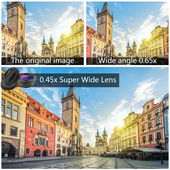 APEXEL 0.45 X širokouhlý Objektív Fotoaparátu Telefónu 12,5 x Super Makro Objektív Pre Huawei/Xiao