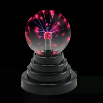 Atomosphere Magický Kryštál Plasma Ball Odrazové Svetlo Lávové Lampy, 3-Palcový Deti Spálne Dekorácie LED Nočné Svetlo Dovolenku Dary