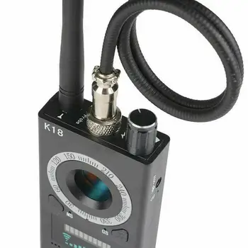 Nádherne Navrhnuté Odolné RF Signálu detektora Anti-spy Detektor Fotoaparát K18 GSM Audio Chybu Vyhľadávanie GPS Skenovanie
