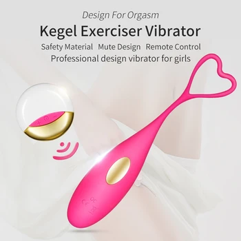 USB Nabíjateľné Vibračné Vajíčko Sexuálne Hračky pre ženy, Diaľkové Ovládanie Vibrátory Uplatniť Vaginálnej Kegel Loptu G-spot Masáž Sexuálne Hračky