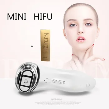 Mini Hifu RF Bipolárna Krásy Zariadenie Tváre, Krku Kože Zdvíhacie Sprísnenie Odstrániť Očné Vrásky LED Rádio Frekvencia Krásy Stroj