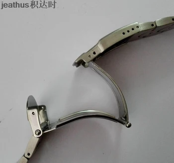Jeathus watchbands náhrada za swatch oceľový pás ycs410gx 438 511 19 mm nerezová oceľ remienok irónie muž náramok hodiniek band