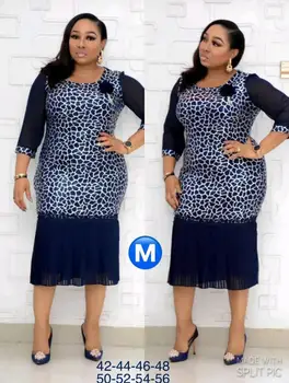 Africké Oblečenie Pre Ženy, Plus Veľkosť Bodycon Šaty Župan Afrike Oblečenie Elegantné O Krk Skladaný Maxi Šaty Vysokej Kvality Vestidos 6