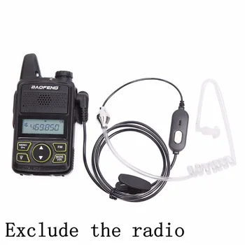 Baofeng 1 Pin Covert Vzduchu Akustický Trubice Slúchadlo Headset pre Baofeng Walkie Talkie BF-T1 UV-3R Plus BF-T8 Mini Rádio
