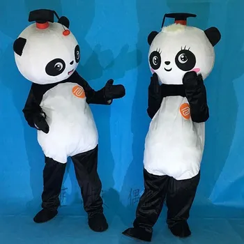 Veľkoobchod Novú Verziu Čínsky Obor Panda Maskot Vianočný Kostým Súťaž: Cosplay Kostým Maskota Halloween Narodeninovej Party Šaty