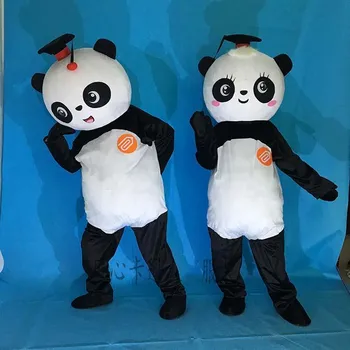 Veľkoobchod Novú Verziu Čínsky Obor Panda Maskot Vianočný Kostým Súťaž: Cosplay Kostým Maskota Halloween Narodeninovej Party Šaty