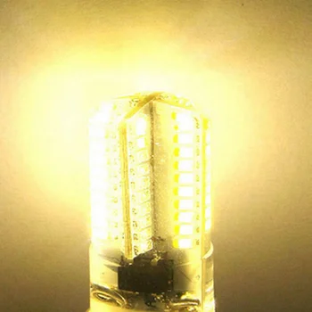 G5.3 Svetlé LED Lampa Nepremokavé 110V Silica Gel Svetlo 3W 220V Malá Žiarovka 10pcs