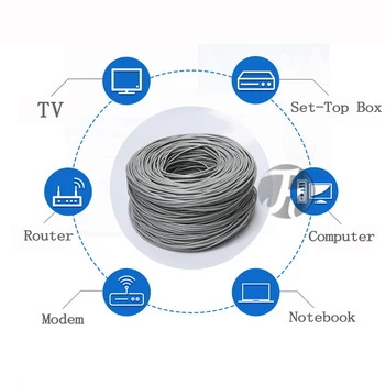 Odolné CAT5 Ethernet Lan Kábel 10m/20m/30 m UTP RJ45 Sieťový Kábel Cat5 Kompatibilné Patch Kábel, Modem Router Kábel Ethernet