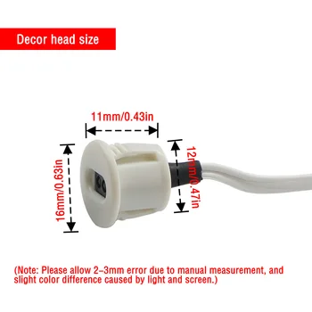 Smart Switch Skriňa PIR Senzor Detektora 12v LED PIR Infračervené Pohybové Čidlo Detekuje Automaticky Indukčné svietidlo Mini Šatník Prepínač