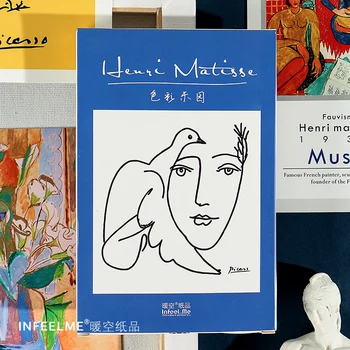 30 Ks/Set Henri Matisse Retro olejomaľba Pohľadnicu Farba Raj Pohľadnice Vianoce a Nový Rok Darček Správu Karty