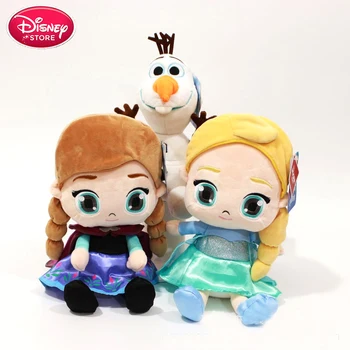 Disney Princezná Mrazené Anna elza súbory na Olaf Elsa Oblečenie pre Bábiky pre Dievčatá, Hračky Bavlna Plnené Bábiky Detí, Narodeniny Vianočný Darček