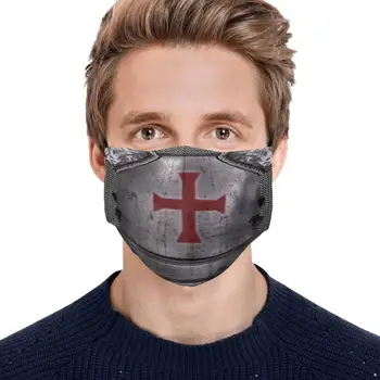 Novinka Rytieri Templar Masku na Tvár 3D Vytlačené Opakovane Vetru odolný proti otrasom, prachu Masky Unisex Dospelý / dieťa pleťové masky KZ-001