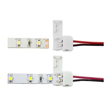 100ks led drôtu konektor 2pin 3pin 4pin 5pin 6pin konektor Kábel Pre WS2811 WS2812B 5050 RGB RGBW LED pásy Svetla