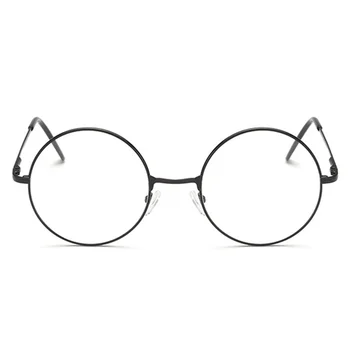 Móda Kovový Rám Okrúhle Okuliare Muži Ženy Nearsighted Krátkozrakosť Okuliare Na Čítanie Muž -1.0 -1.5 -2 -2.5 -3 -4 -3.5