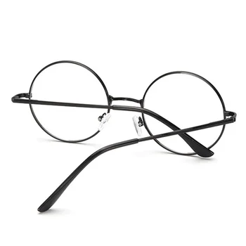 Móda Kovový Rám Okrúhle Okuliare Muži Ženy Nearsighted Krátkozrakosť Okuliare Na Čítanie Muž -1.0 -1.5 -2 -2.5 -3 -4 -3.5