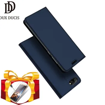 Dar) DUX DUCIS Luxusné Kožené puzdro Flip pre Huawei P20 Pro P8 P9 P10 Nova Lite Y6 Česť 9 8 Dual Sim PU Kožené Peňaženky Knihy