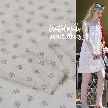 100 cm*135 cm Elegantný kvetinový hodváb, bavlna perlinkové tkaniny tkaniny pre šatku obloženie