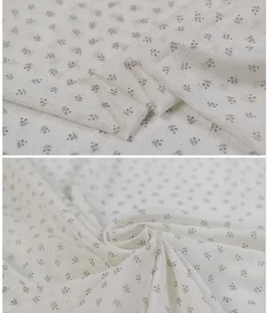 100 cm*135 cm Elegantný kvetinový hodváb, bavlna perlinkové tkaniny tkaniny pre šatku obloženie