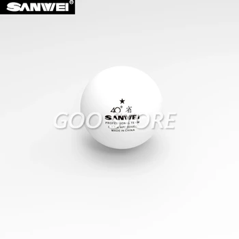 SANWEI 1-Hviezdičkový Stolný Tenis Loptu SANWEI ABS PRO Schválené ITTF Nový Materiál Plast, Ping Pong Gule Poly Loptu