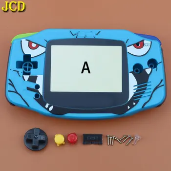 JCD 1PCS Celý Set Bývanie púzdro Kryt + Obrazovke Objektív Chránič + Stick Označenie pre Gameboy Advance GBA Konzoly