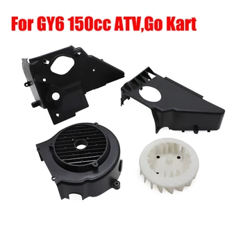 Pre GY6 ATV 150cc,Go Kart Kompletné Vzduchu Plášť Zhromaždenia w/ ventilátor