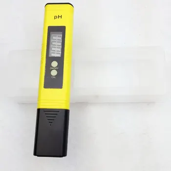 Prenosné Kyslosť Ph Meter vysokou presnosťou 0.01 Digitálny LCD Akvárium Vody Kyslé PH meter Bazén Analyzer