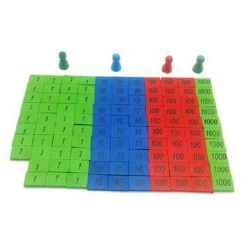 2020 Nové Montessori Drevené Pečiatky Hra Matematika Hračky Dieťa Detí Začiatku Vyučovania Hračky Darček