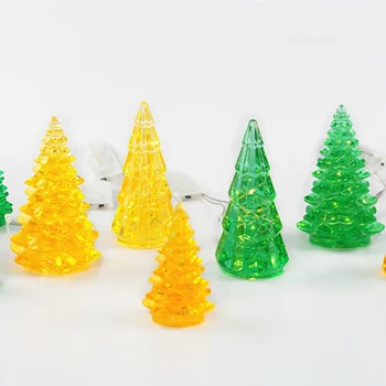 Vianočný Stromček Lampa Spp Živice Formy 3D Xmas Svietidla Zimné Noci Spp Epoxidové Silikónové Formy